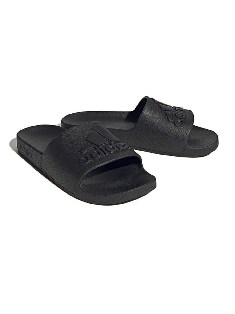 adidas men adilette all black sandal slides
